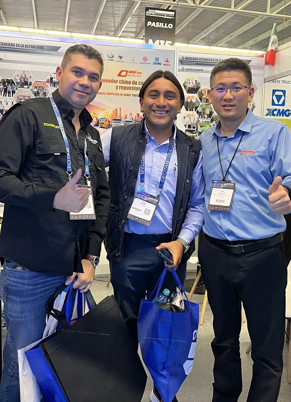 Meeting with Zoomlion Agent at Expo Transporte ANPACT